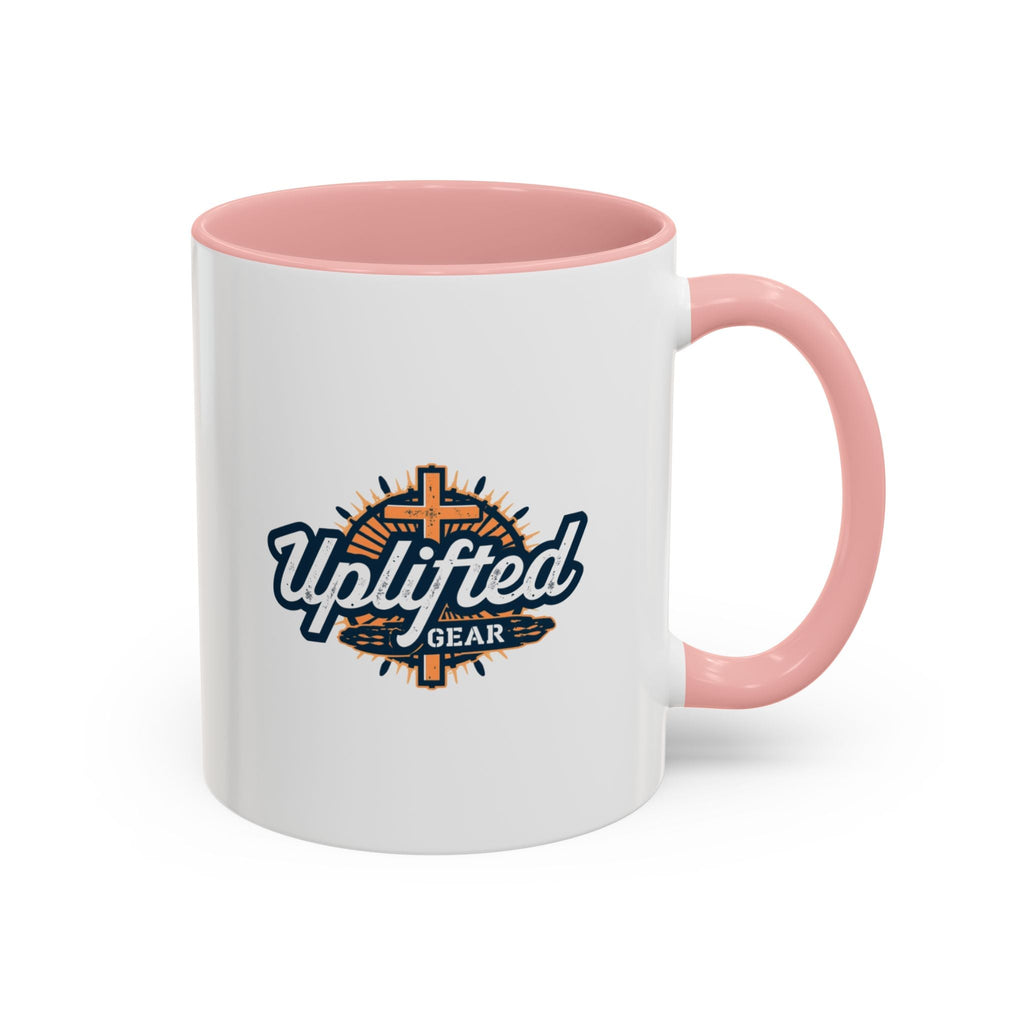 Funny Christian Coffee Mug — “Give God Control, HE Delivers” Accent Mug (11/15oz) Printify