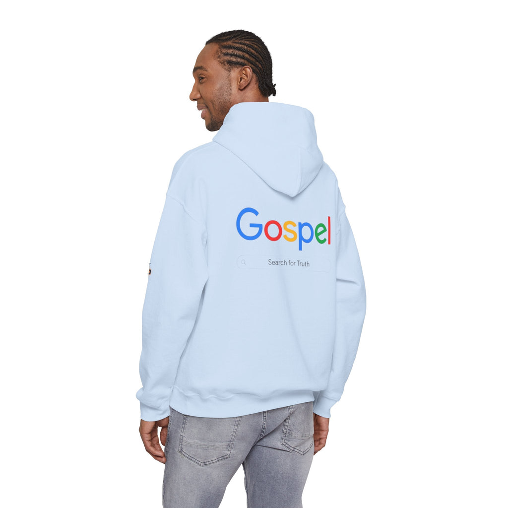 Gospel Hoodie — "Search for Truth" Christian Faith Pullover Printify
