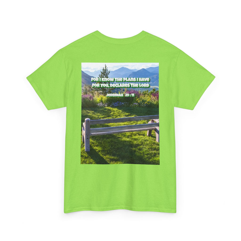 Bible Verse Unisex Tee -  Jeremiah 29 : 11 Printify