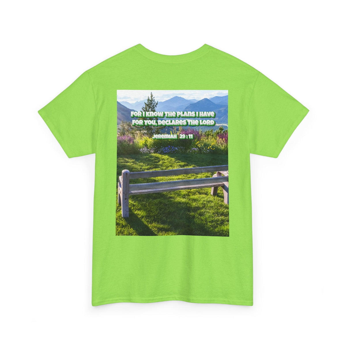 Bible Verse Unisex Tee -  Jeremiah 29 : 11 Printify