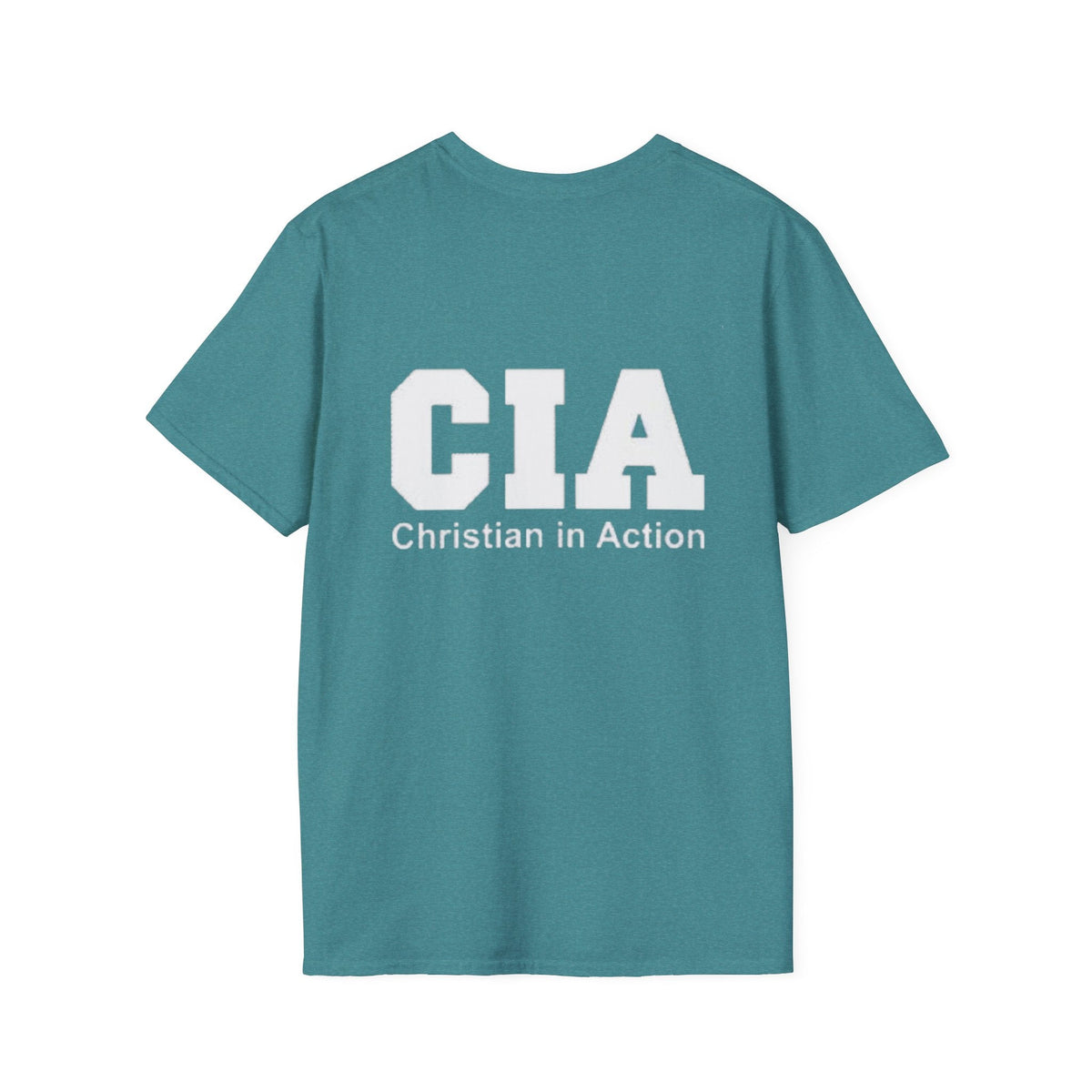 CIA Christian in Action T-shirt - Funny Faith Parody T-shirt - Mission Ready Apparel Printify
