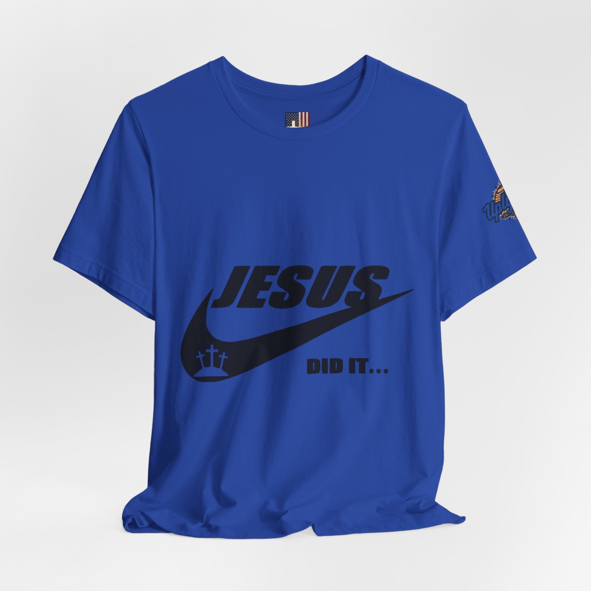 Jesus Did It T-shirt - Funny Christian Parody T-shirt - Faith & Victory Apparel Printify