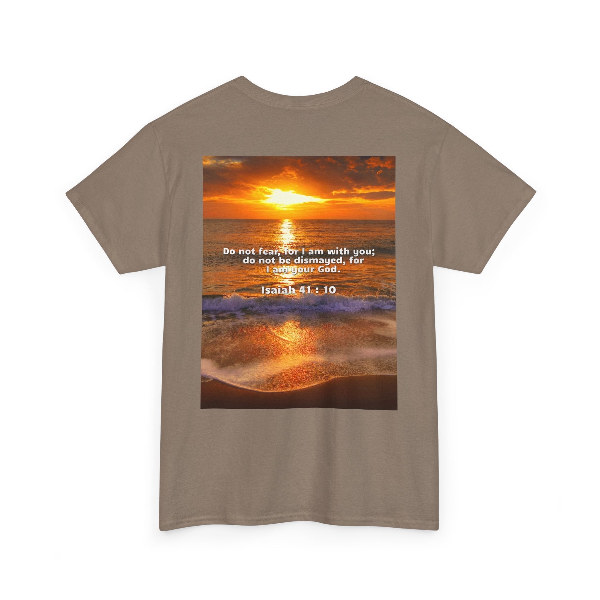 Bible Verse Unisex Tee -  Isaiah 41 : 10 Printify