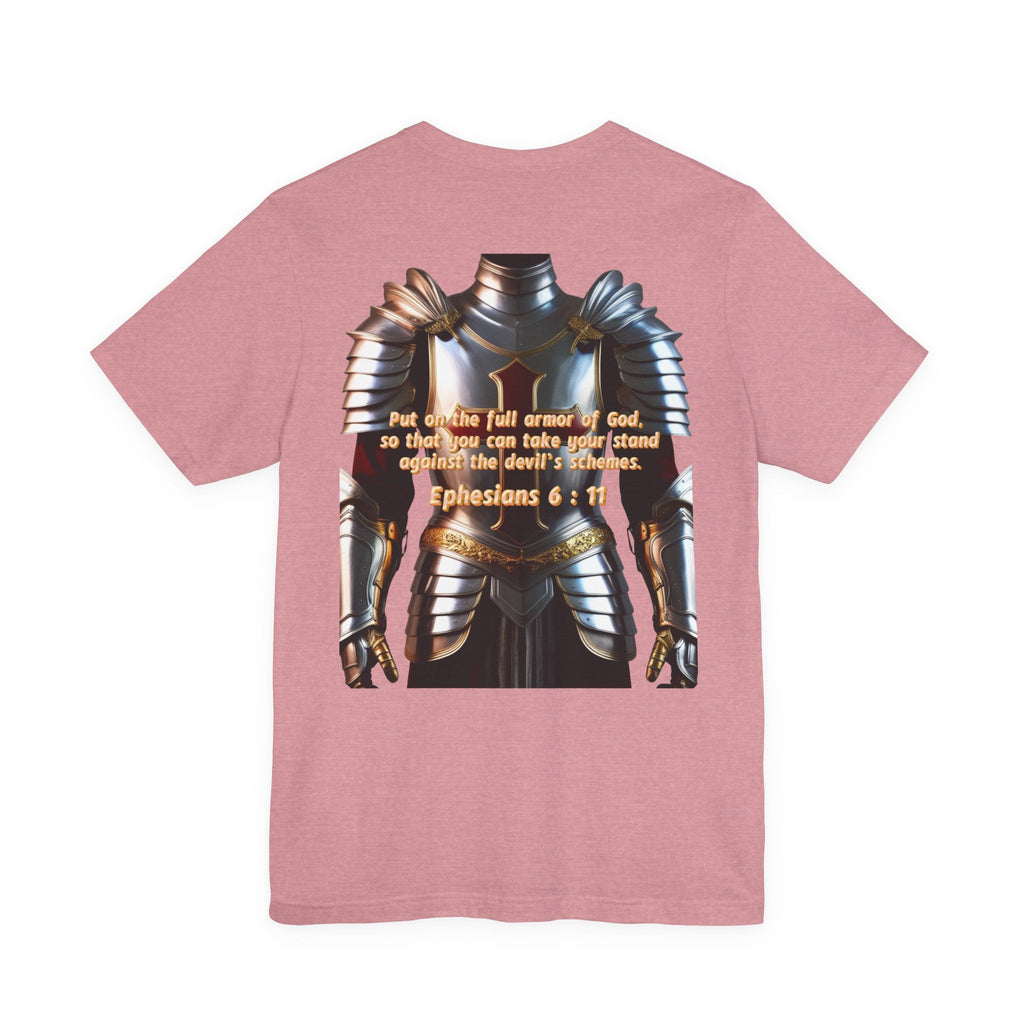 Religious Graphic Armor Of God Design - Unisex Jersey Short Sleeve Tee Printify