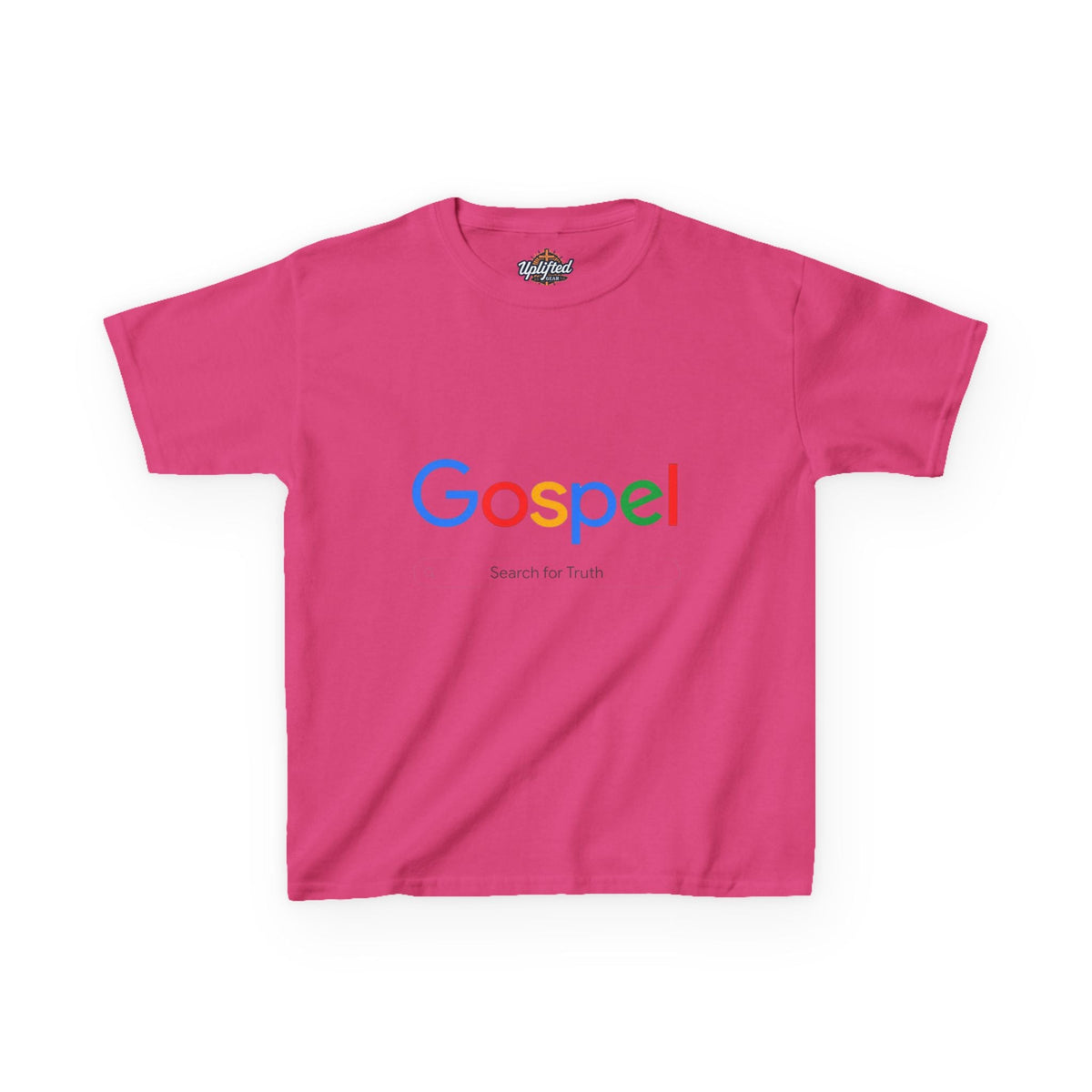 Kids Tee — "Gospel" Colorful Search-Style Logo Printify