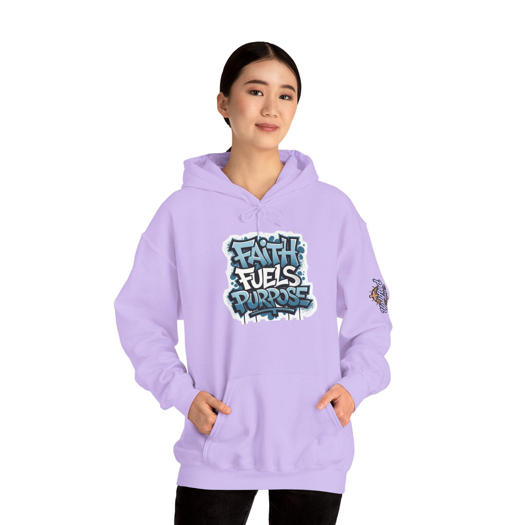 Faith Fuels Purpose Hoodie – Inspirational Christian Sweatshirt for Divine Drive & Unstoppable Belief Printify