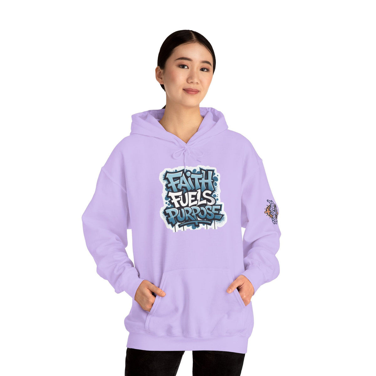 Faith Fuels Purpose Hoodie – Inspirational Christian Sweatshirt for Divine Drive & Unstoppable Belief Printify