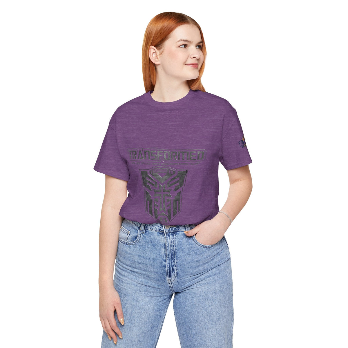 Transformer Logo Christian T-shirt | 2 Corinthians 3:18 Bible Verse T-shirt Printify