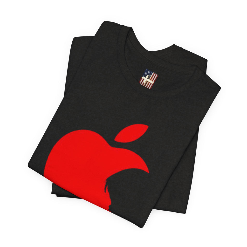 iPray Red Apple Christian T-Shirt — Faith Graphic Tee Printify