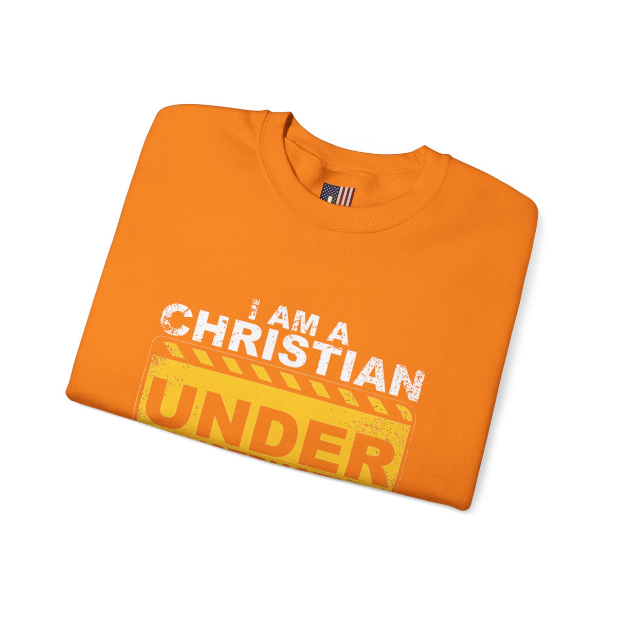 Christian Under Construction Sweatshirt | God Is Not Done With Me Yet Sweatshirt Printify