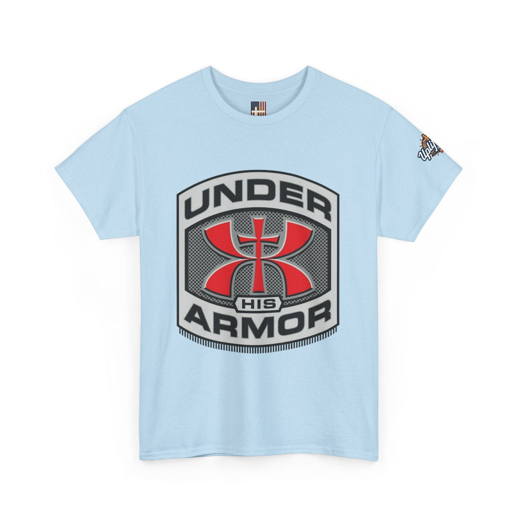 Under HIS Armor Christian T-Shirt — Faith-Inspired Under Armour Style Printify