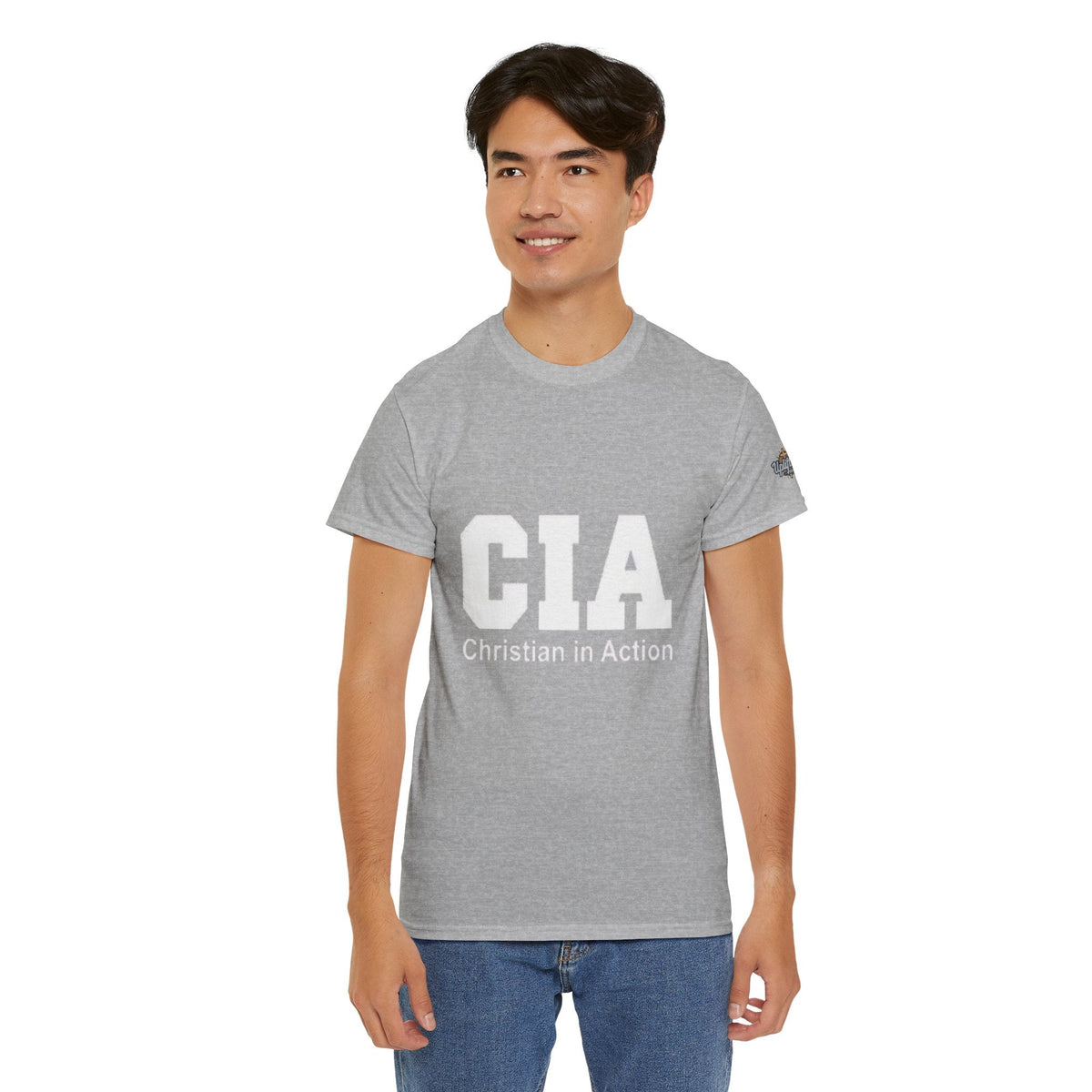CIA Christian in Action T-shirt - Funny Faith Parody T-shirt - Mission Ready Apparel Printify