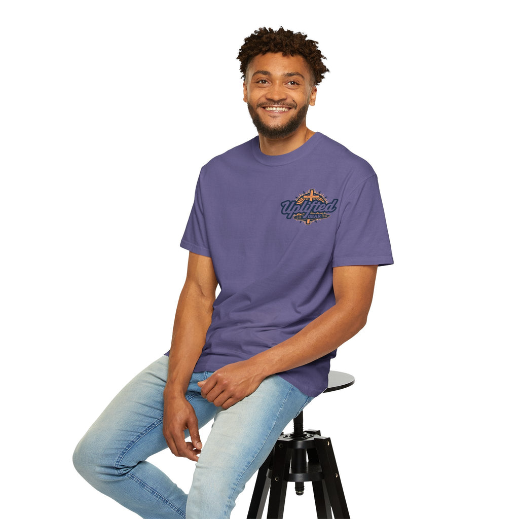Jesus is King T-Shirt – Bold Christian Faith Tee with Crown & Cross for Eternal Reign Printify