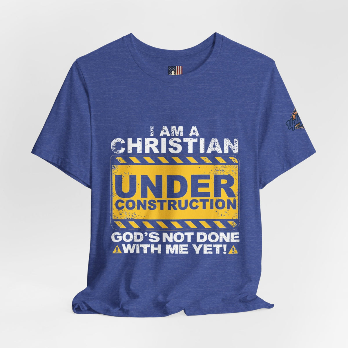 Christian Under Construction T-shirt | God Is Not Done With Me Yet T-shirt Printify