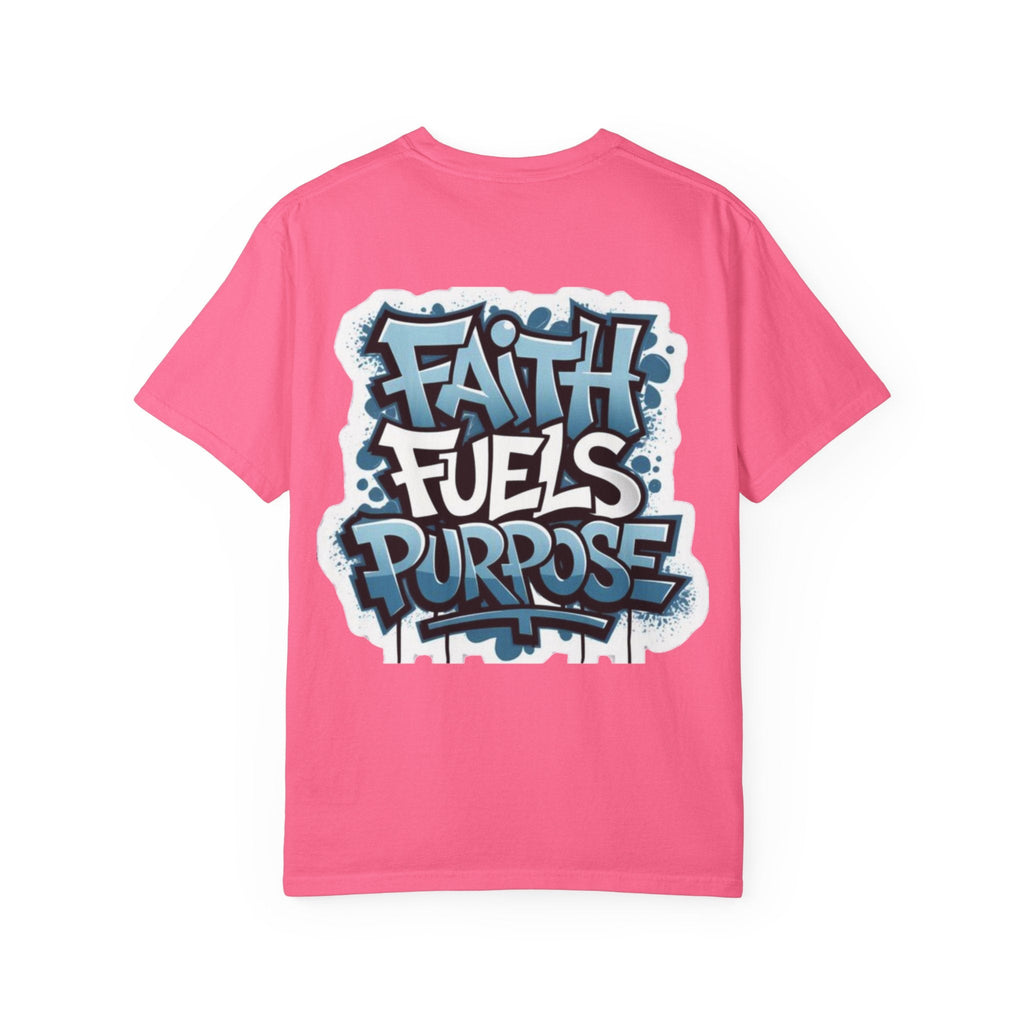 Faith Fuels Purpose T-shirt – Inspirational Christian T-shirt for Divine Drive & Unstoppable Belief Printify