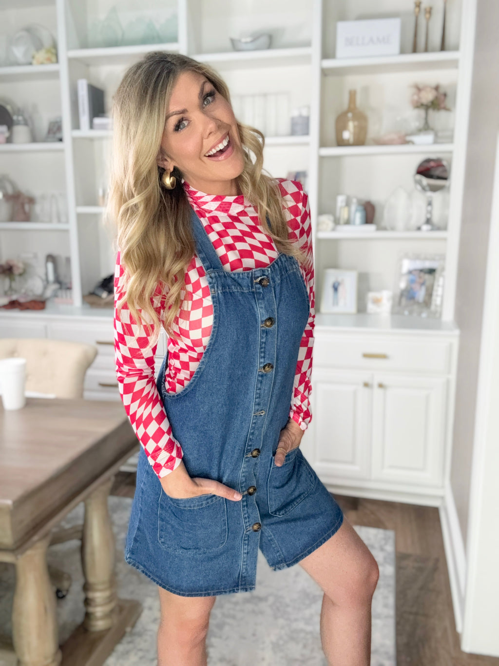 Denim Jumper Dress Pretty Little Patriot