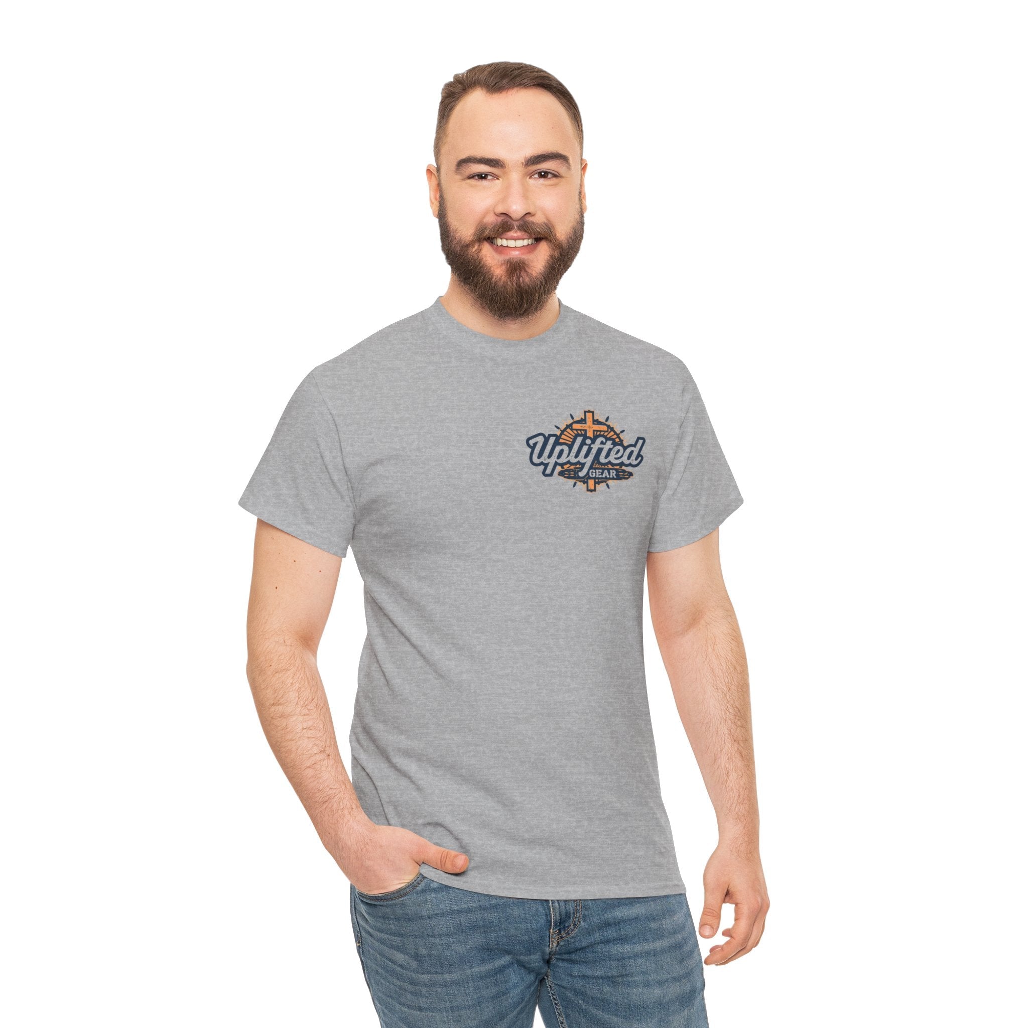 Religious Graphic Armor Of God Design - Unisex Heavy Cotton Tee Printify