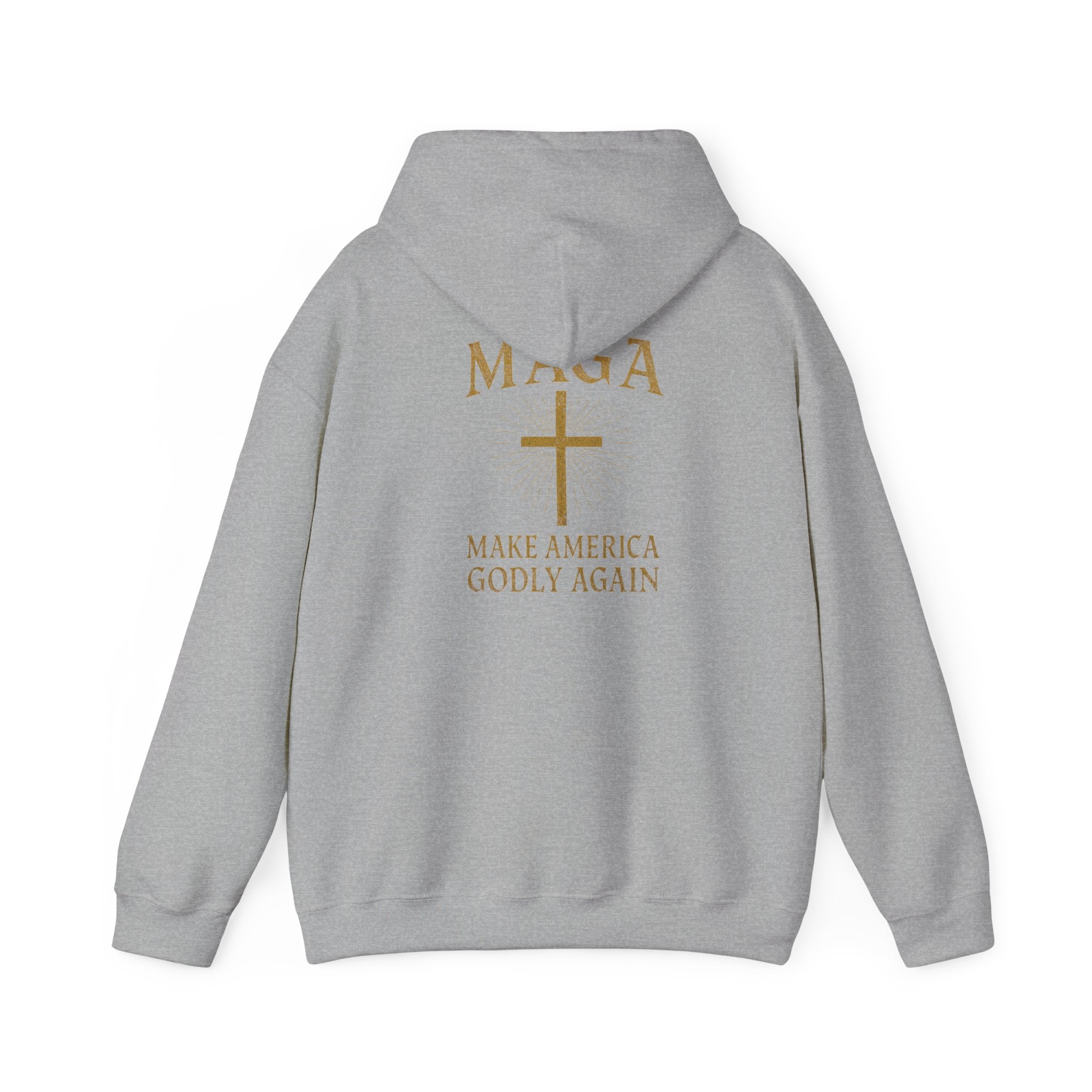 Make America Godly Again Hoodie – MAGA Christian Patriotic Sweatshirt for Biblical Values & Freedom Printify