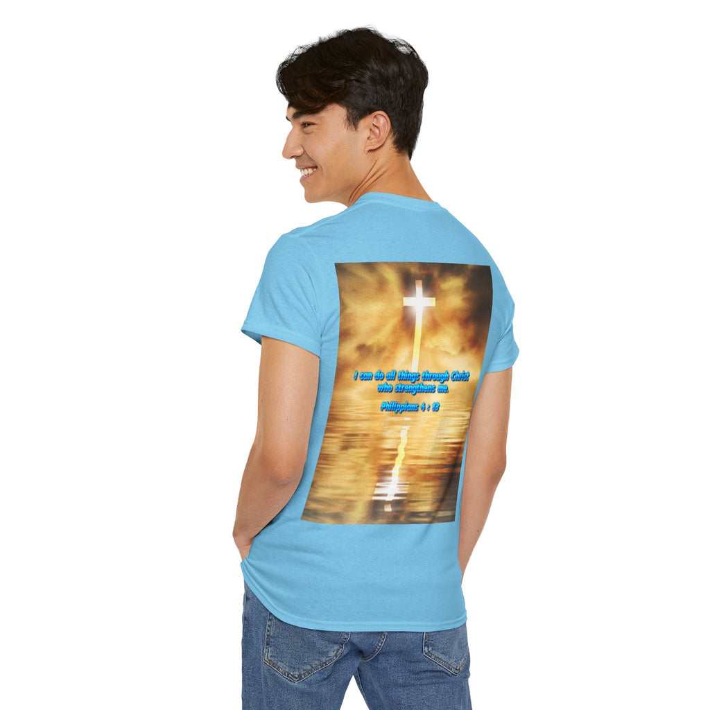 Bible Verse Unisex Tee - Philippians 4 : 13 Printify