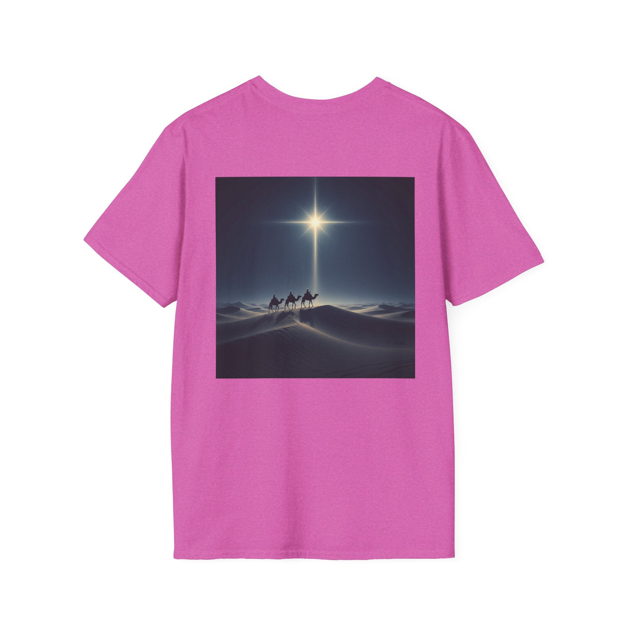 3 Wise Men T-shirt – Magi Camels Nativity Journey Christian Christmas T-shirt for Epiphany Faith & Holy Night Printify