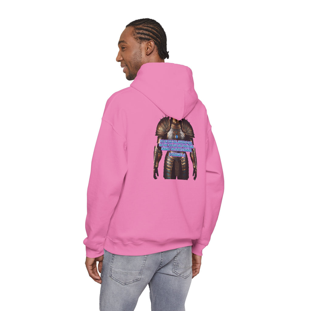 Religious Graphic Armor Of God Design - Unisex Heavy Blend™ Hooded Sweatshirt Printify