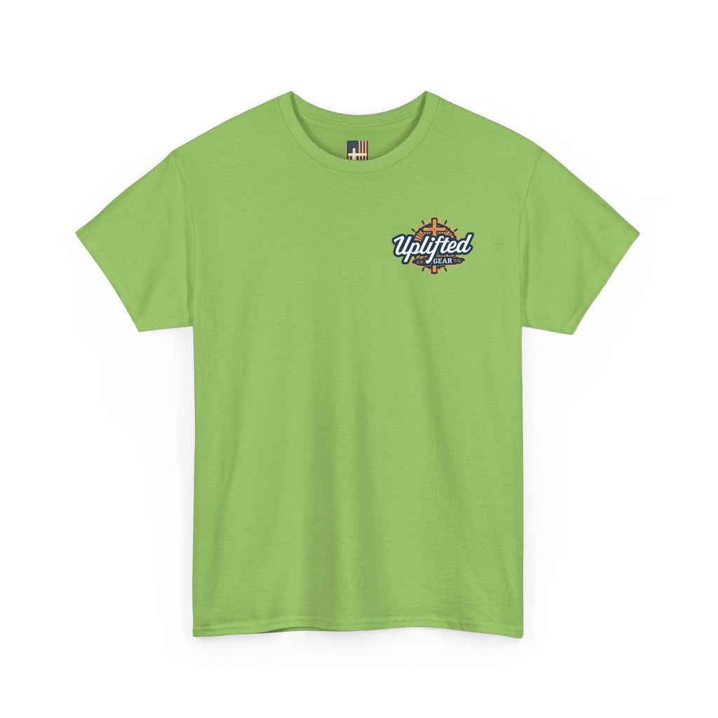 God's Gym T-Shirt — "Let Him Lift Your Weights" Christian Fitness Tee Printify