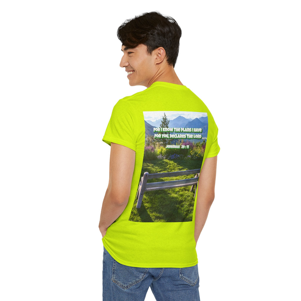 Bible Verse Unisex Tee -  Jeremiah 29 : 11 Printify
