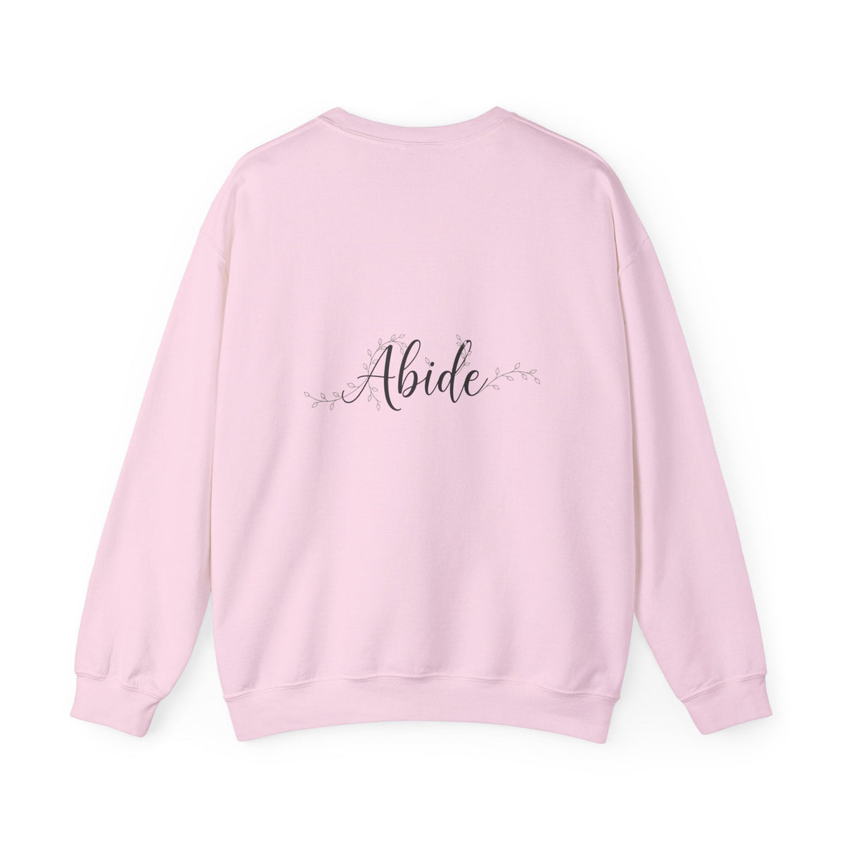 Abide Sweatshirt – Vine Wrapped John 15:5 Christian Sweatshirt for Cozy Devotion Printify