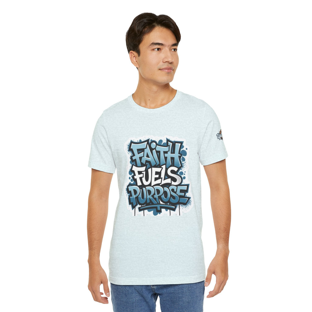 Faith Fuels Purpose T-shirt – Inspirational Christian T-shirt for Divine Drive & Unstoppable Belief Printify