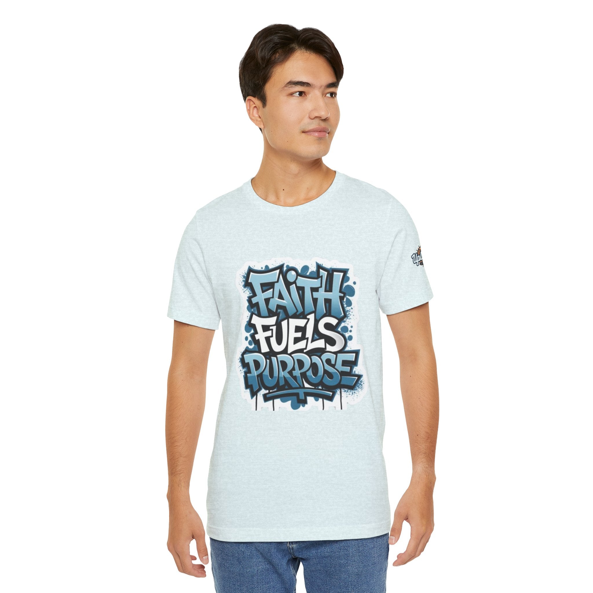 Faith Fuels Purpose T-shirt – Inspirational Christian T-shirt for Divine Drive & Unstoppable Belief Printify