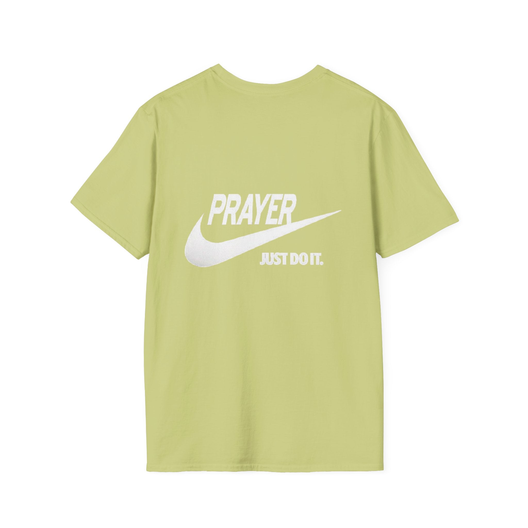 Prayer Just Do It T-shirt - Funny Christian Nike Parody T-shirt - Faith Gear Printify