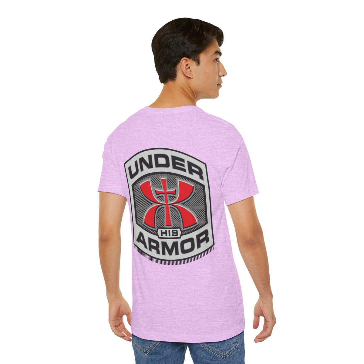 Under HIS Armor Christian T-Shirt — Faith-Inspired Under Armour Style Printify