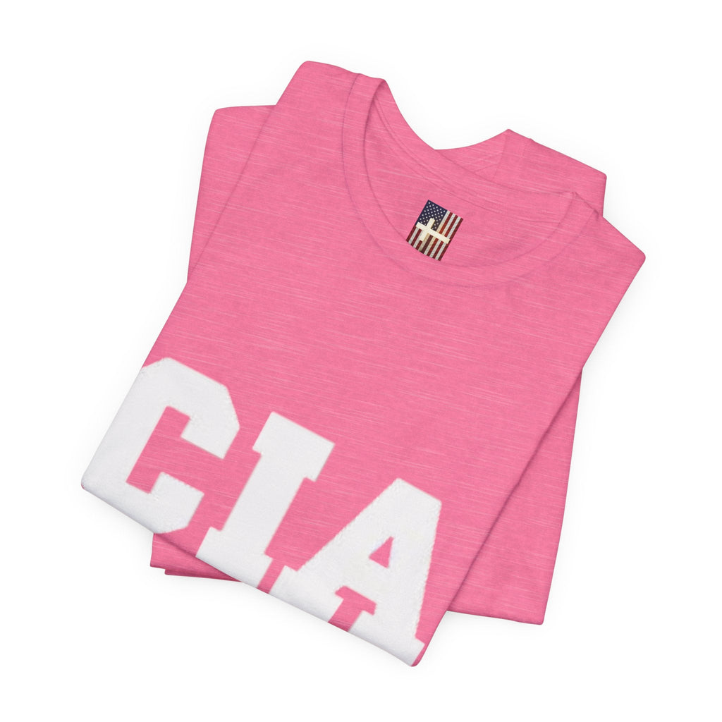 CIA Christian in Action T-shirt - Funny Faith Parody T-shirt - Mission Ready Apparel Printify