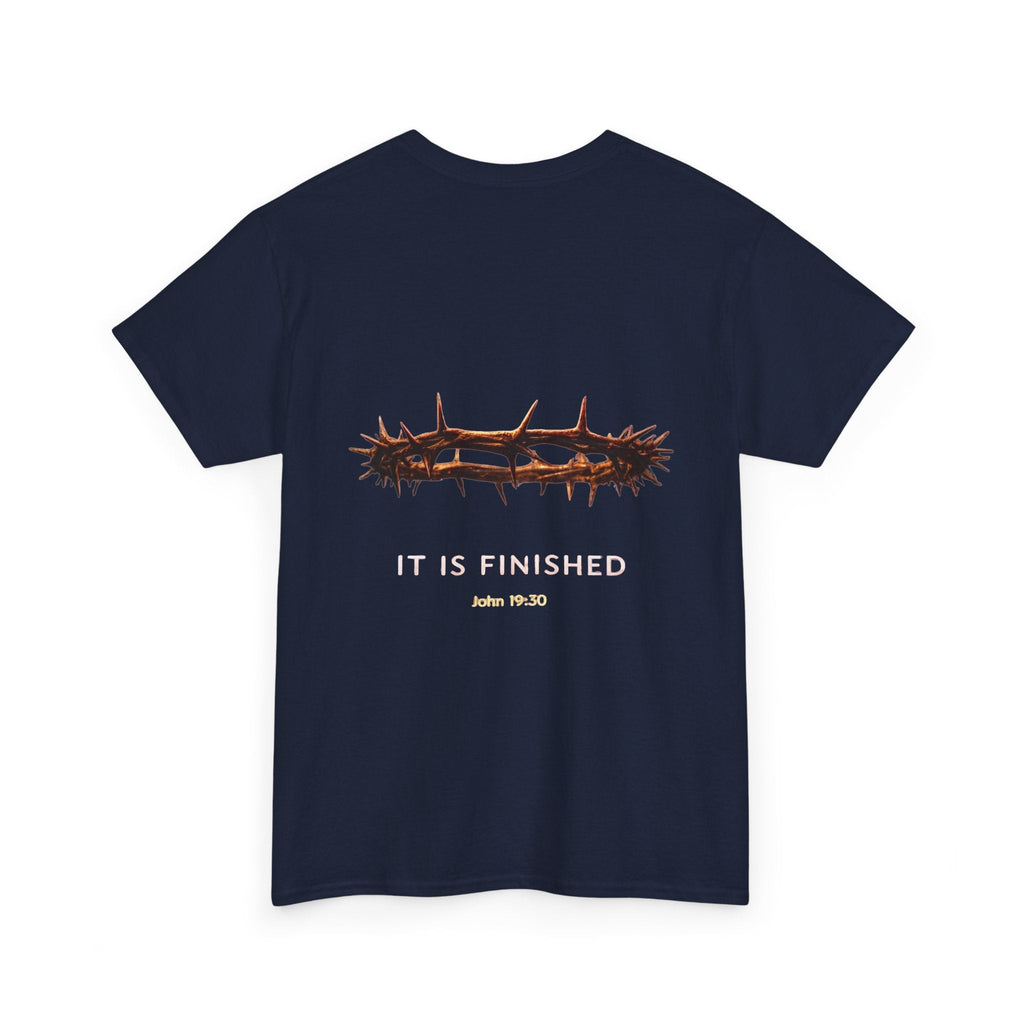 It Is Finished Crown of Thorns Tee — Christian John 19:30 Faith Shirt Printify