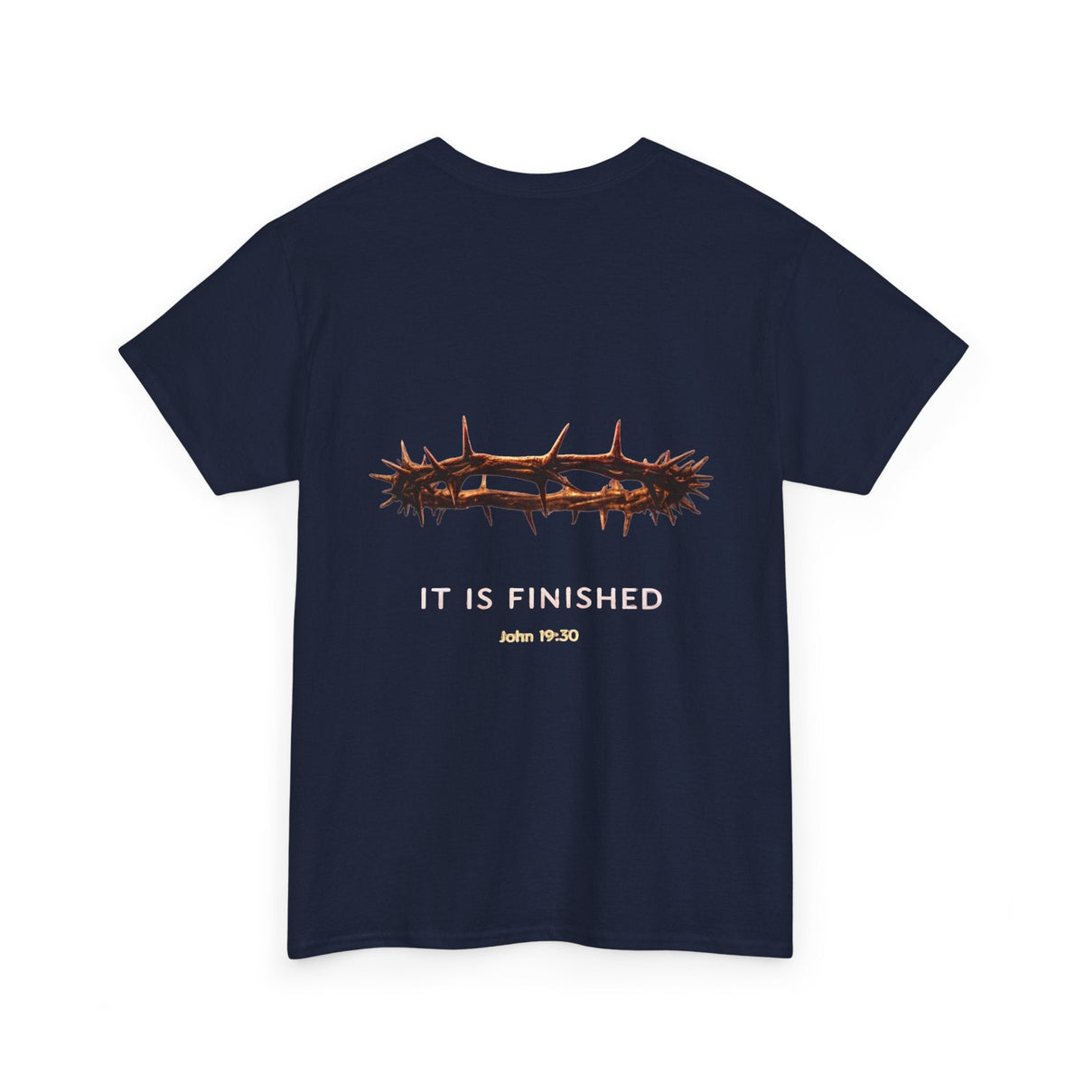 It Is Finished Crown of Thorns Tee — Christian John 19:30 Faith Shirt Printify