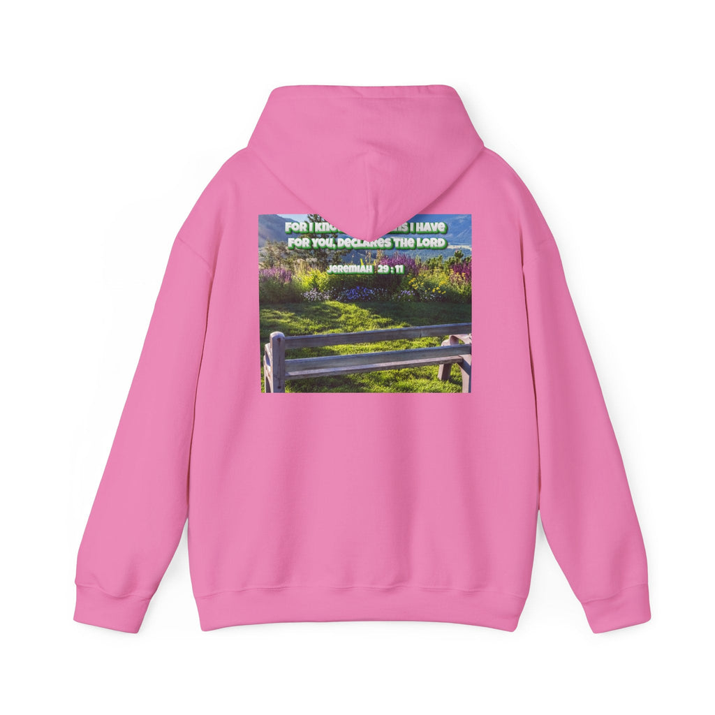 Bible Verse Unisex Heavy Blend™ Hooded Sweatshirt - Jeremiah 29 : 11 Printify