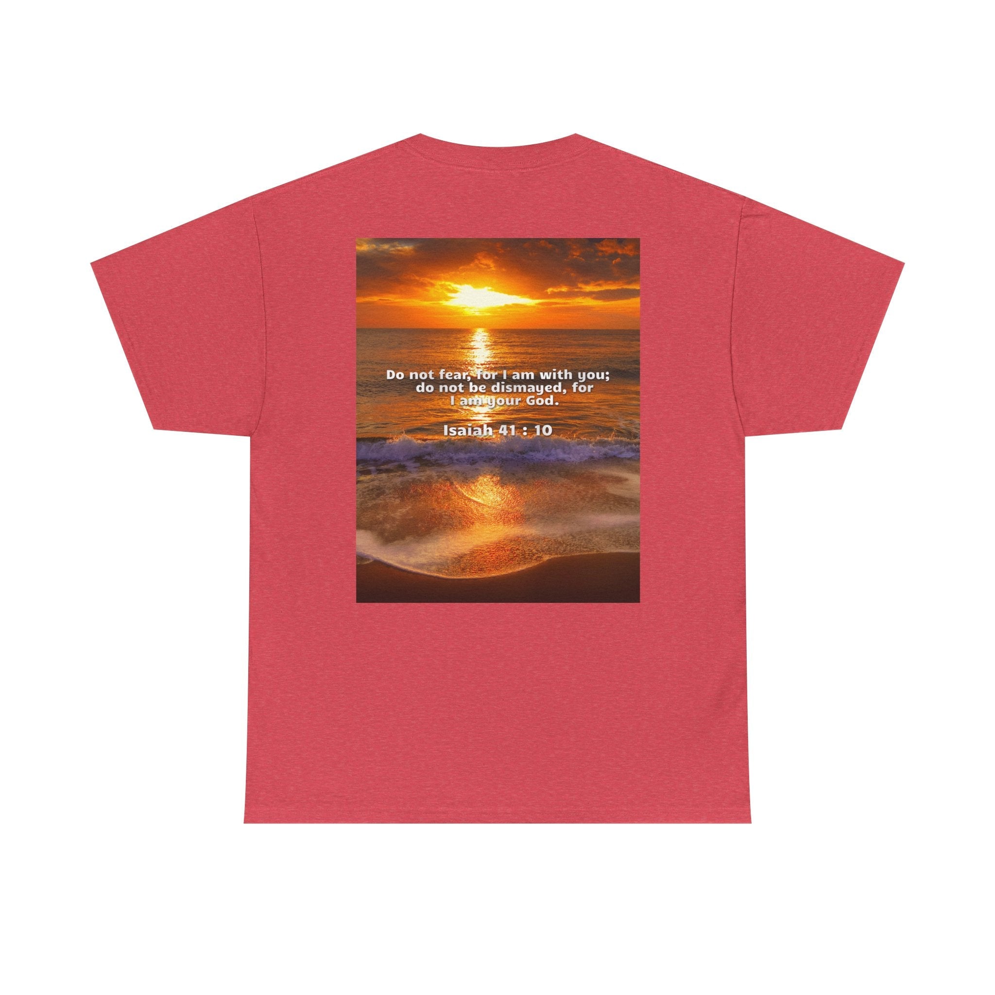 Bible Verse Unisex Tee -  Isaiah 41 : 10 Printify