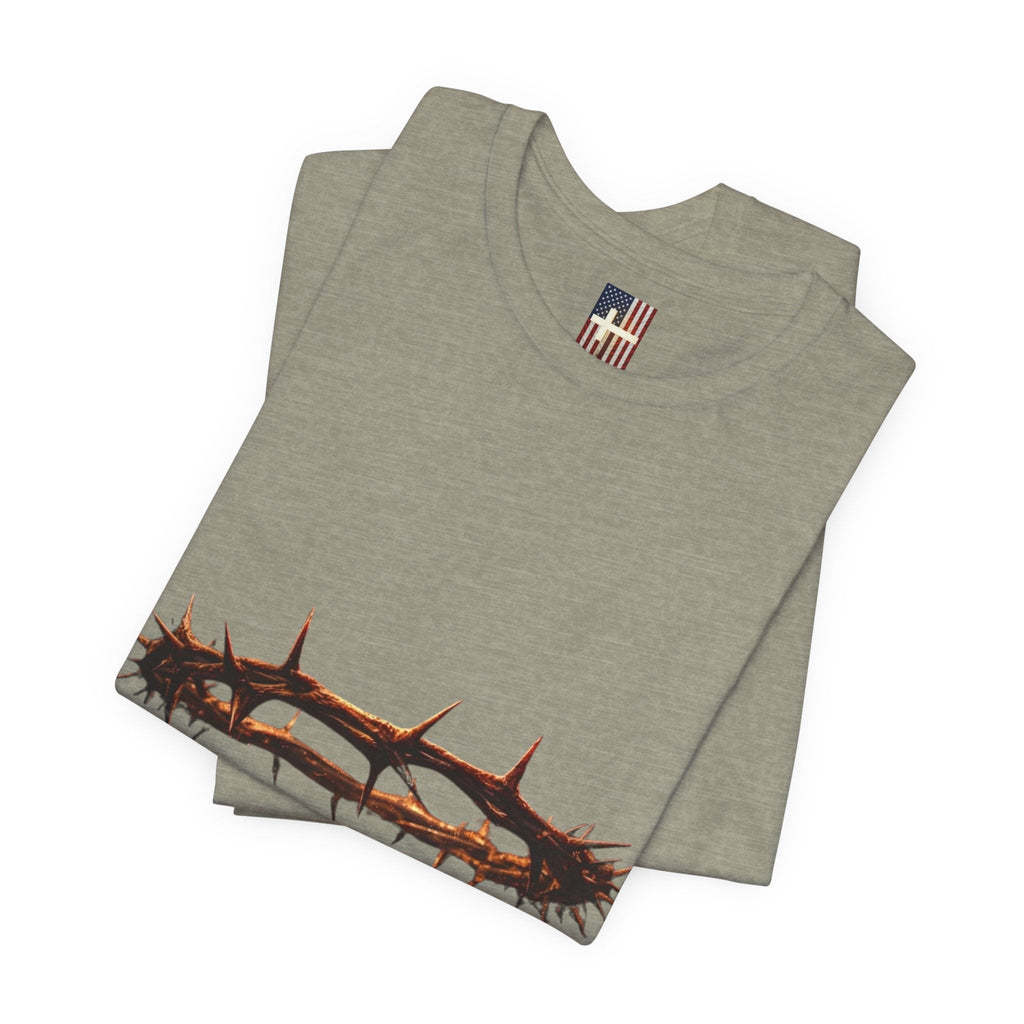 It Is Finished Crown of Thorns Tee — Christian John 19:30 Faith Shirt Printify