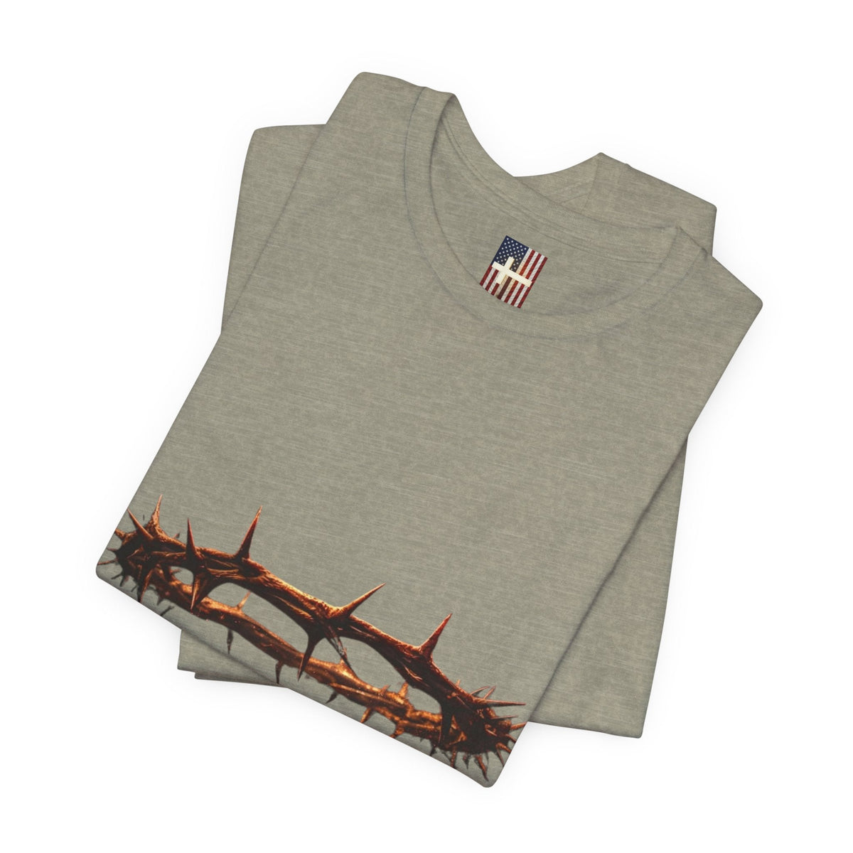 It Is Finished Crown of Thorns Tee — Christian John 19:30 Faith Shirt Printify