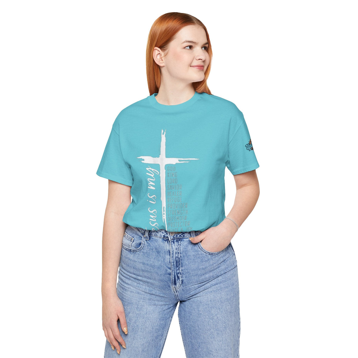 Jesus Is My Everything T-shirt – Cross List God King Lord Savior Christian T-shirt for Total Surrender Faith Printify