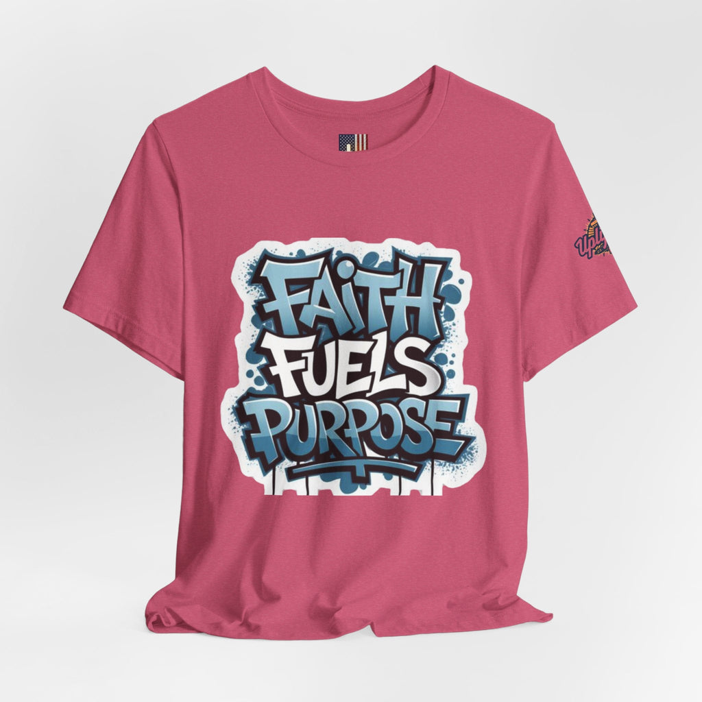 Faith Fuels Purpose T-shirt – Inspirational Christian T-shirt for Divine Drive & Unstoppable Belief Printify