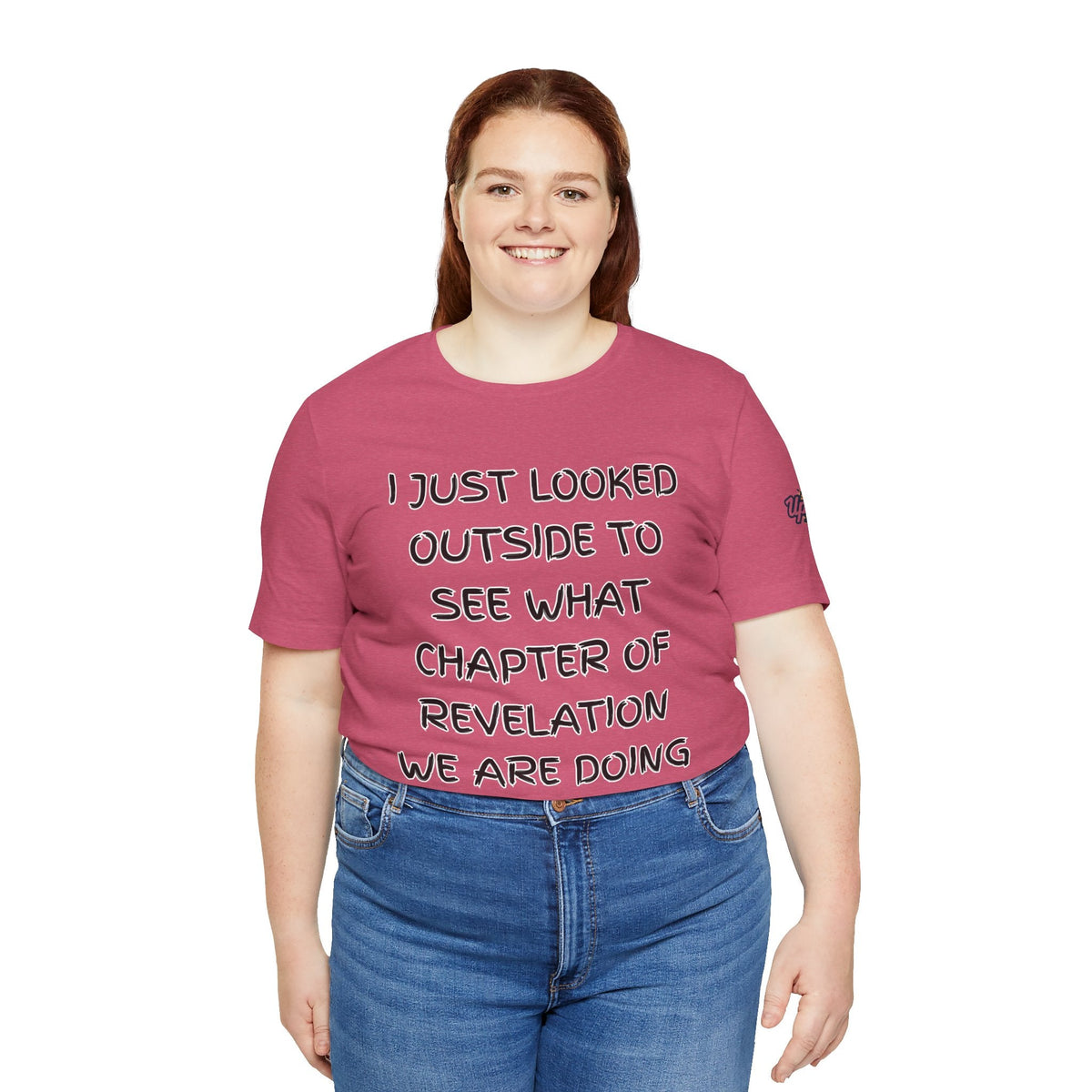 What Chapter of Revelation T-shirt – I Looked Outside My Window Christian T-shirt for End Times Humor & Faith Printify