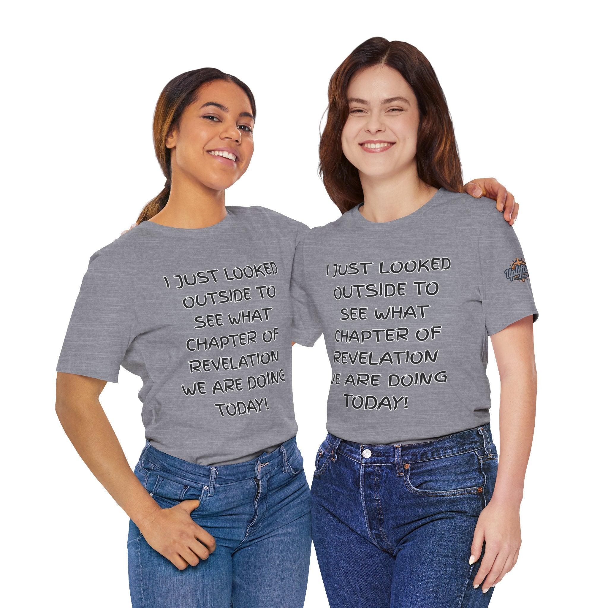 What Chapter of Revelation T-shirt – I Looked Outside My Window Christian T-shirt for End Times Humor & Faith Printify