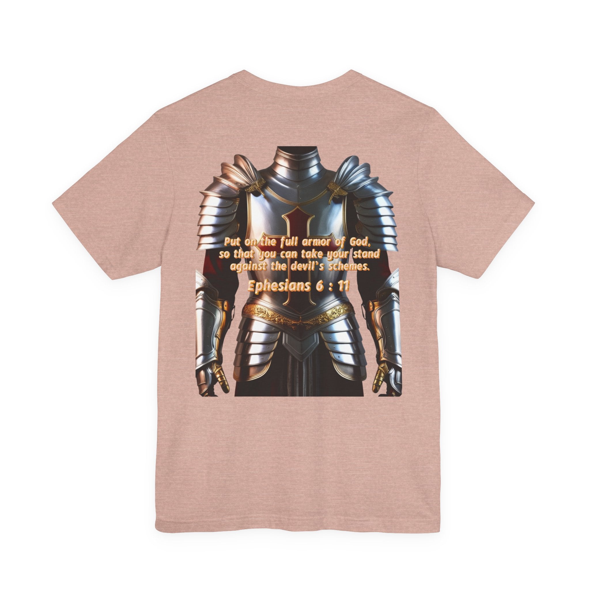Religious Graphic Armor Of God Design - Unisex Jersey Short Sleeve Tee Printify