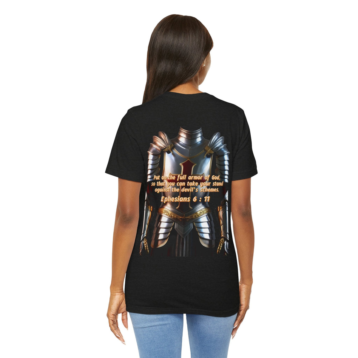 Religious Graphic Armor Of God Design - Unisex Jersey Short Sleeve Tee Printify