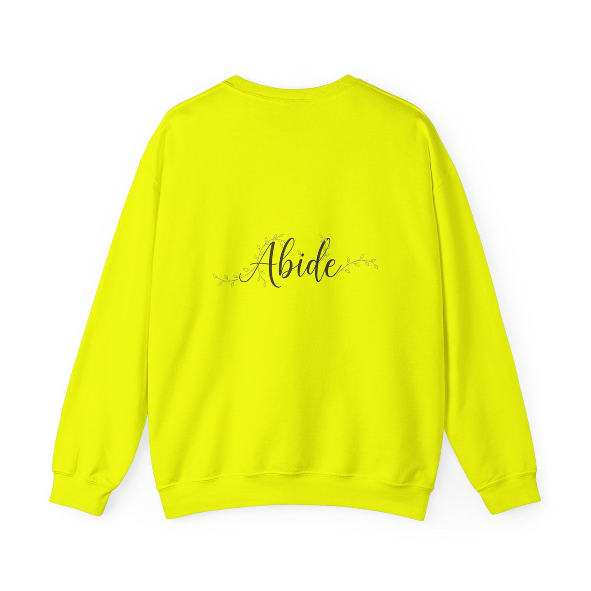 Abide Sweatshirt – Vine Wrapped John 15:5 Christian Sweatshirt for Cozy Devotion Printify
