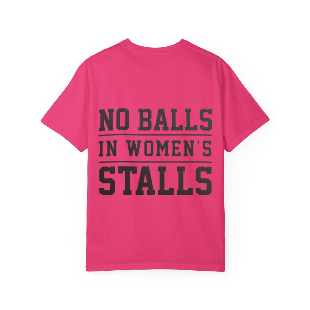 No Balls in Women’s Stalls Graphic Tee — Uplifted Sports Vibe T-Shirt Printify