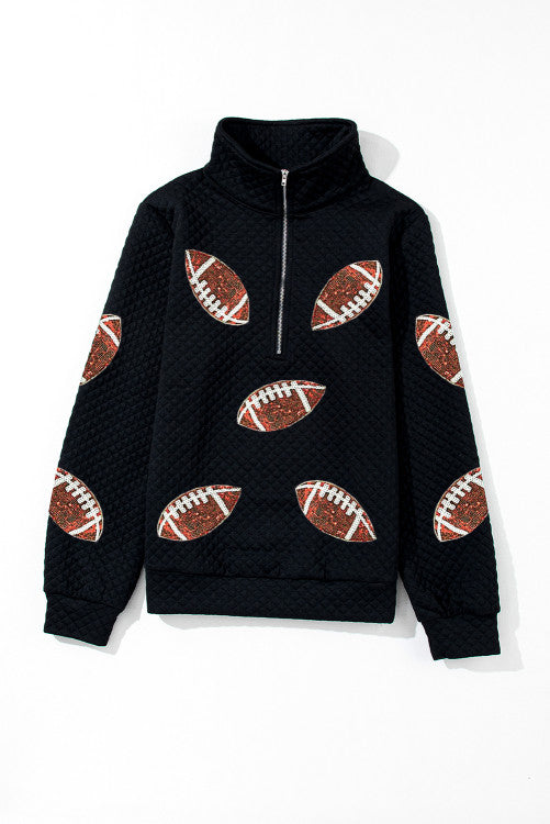 Football Quarter Zip Pretty Little Patriot