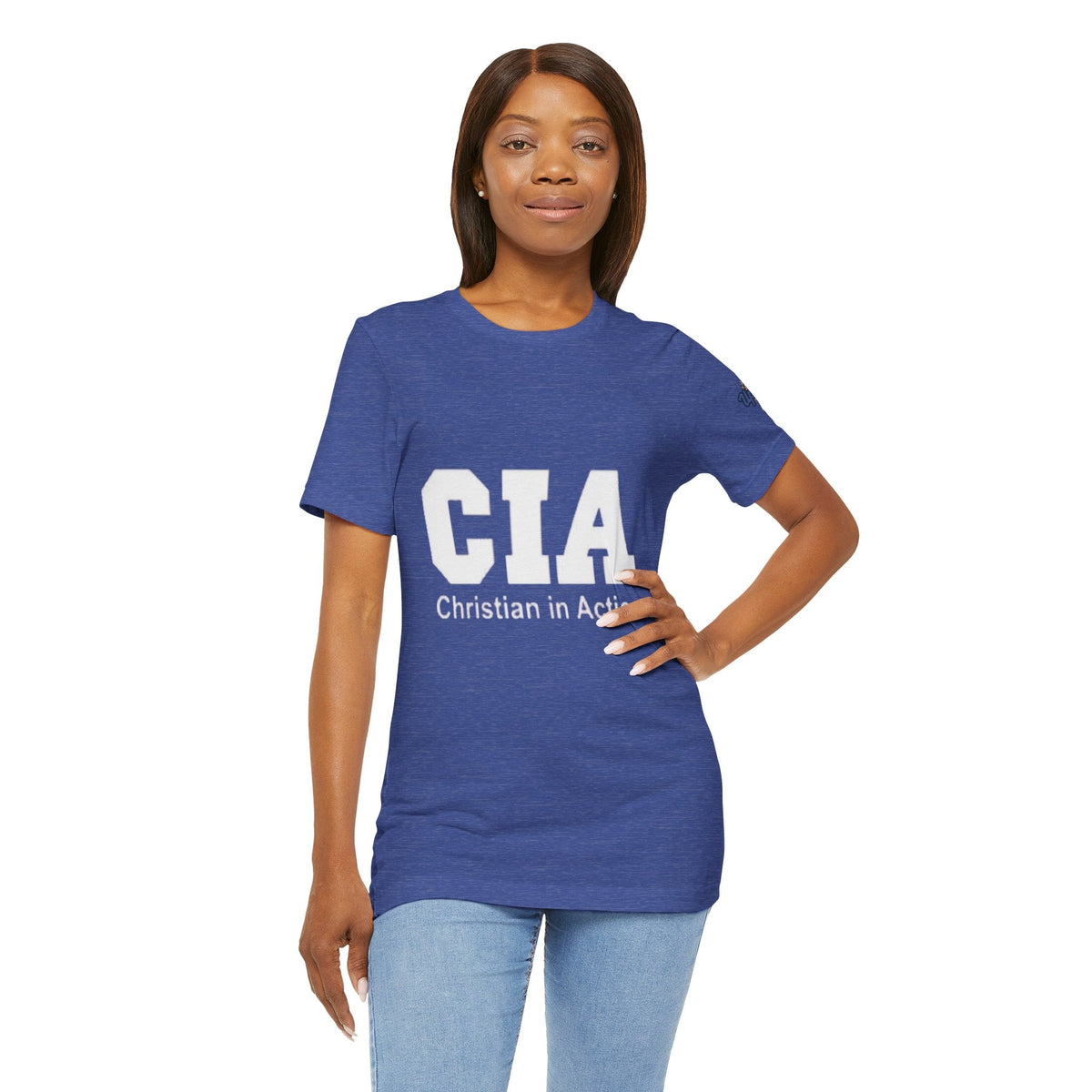 CIA Christian in Action T-shirt - Funny Faith Parody T-shirt - Mission Ready Apparel Printify