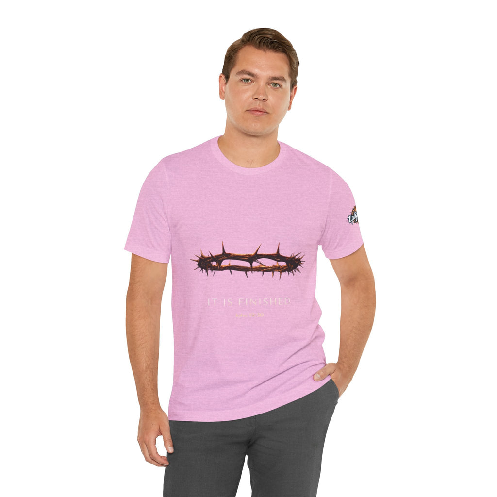It Is Finished Crown of Thorns Tee — Christian John 19:30 Faith Shirt Printify